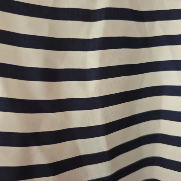 MAEVE ANTHROPOLOGIE Racerback Tanktop Blouse Colorblock Pinstripes Size Large - Picture 7 of 14